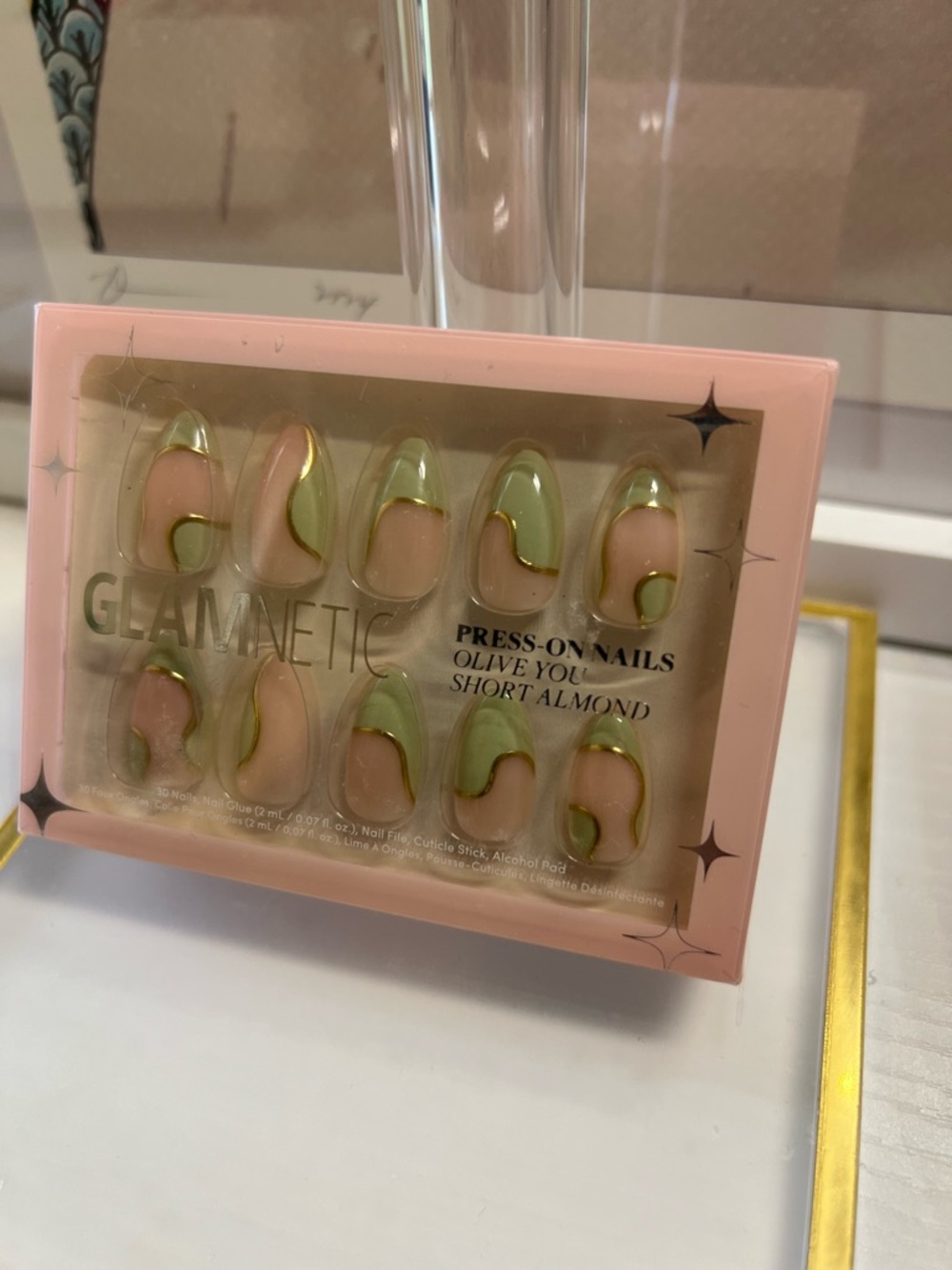 GLAMNETIC💅🏽Olive You Press On Nails - Picture 2 of 7